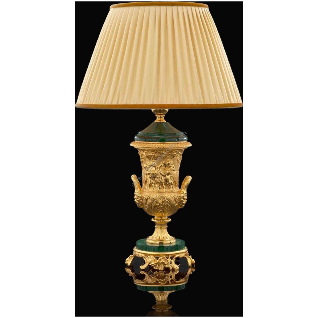 Badari / Table lamps / Medici Lamp With Malachite A1-175-ML