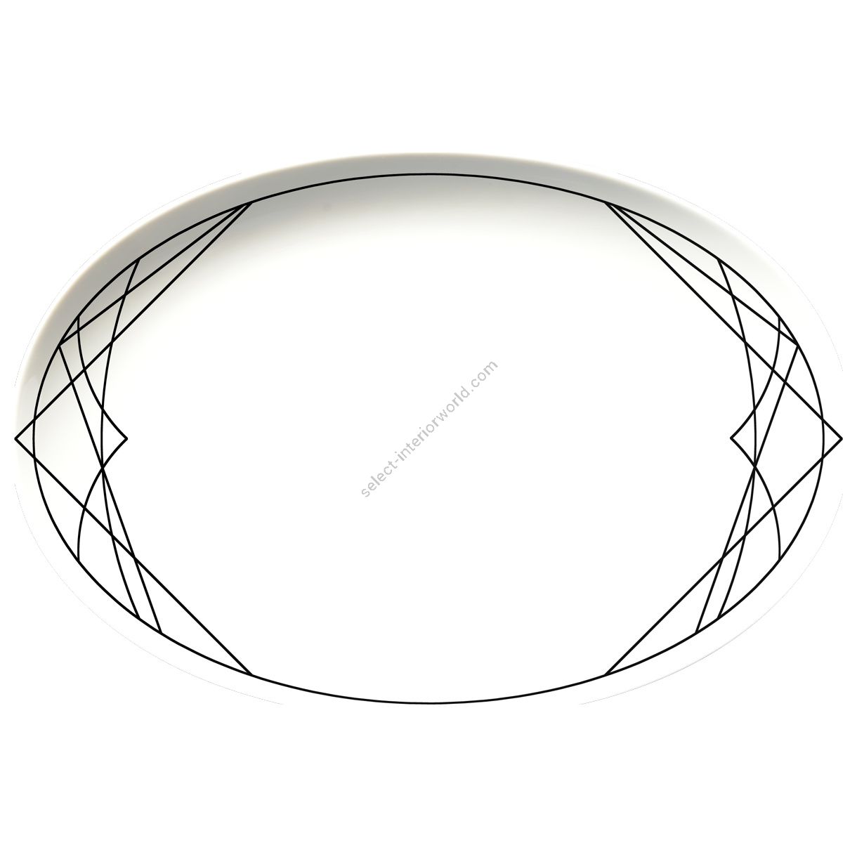 Le Porcellane / Plates & Bowls Tabletop / Baroqeat Black 5880