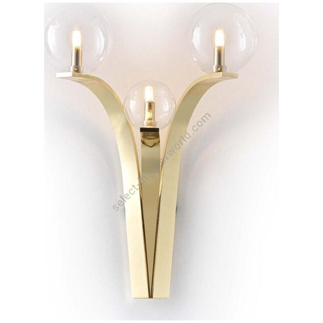 Badari / Wall Sconces / Bubble A4-BU-BR-GL