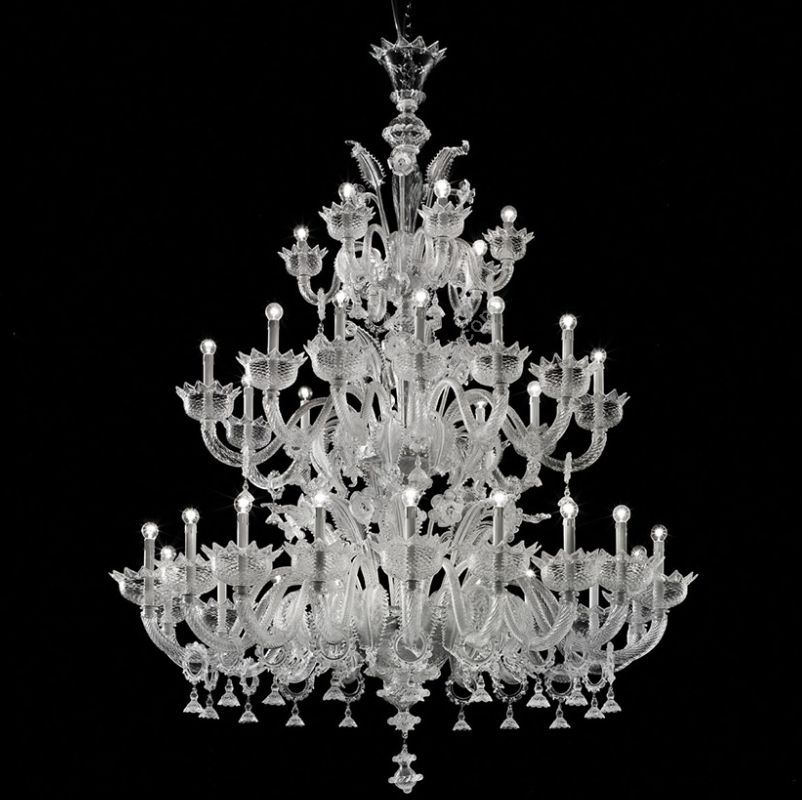 Glass & Glass Murano / Chandeliers / Traditional Venetian chandeliers C-2208/36