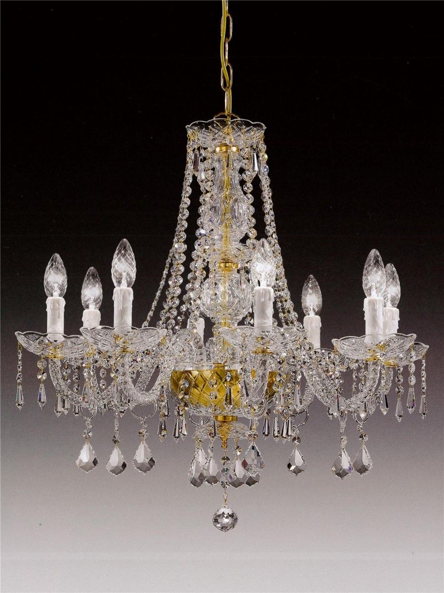 Italian Luxury Lighting / Chandeliers / Elegance Crystal 8 Lights D1307 008