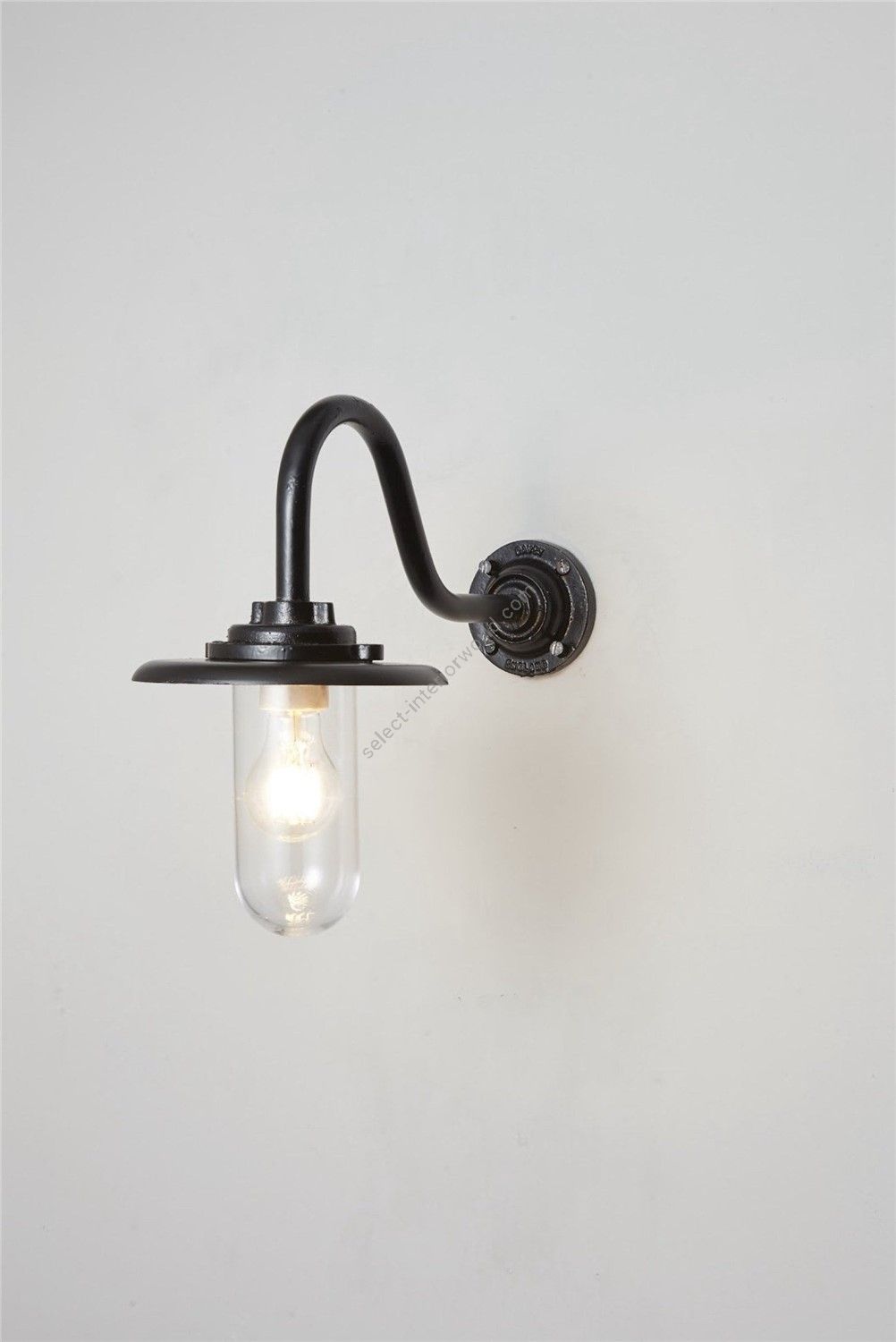 Original BTC / Wall Lights / Exterior Bracket 60W Swan Neck 7677