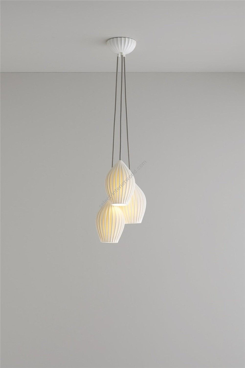 Original BTC / Pendants & Suspension Lights / Fin Grouping of 3