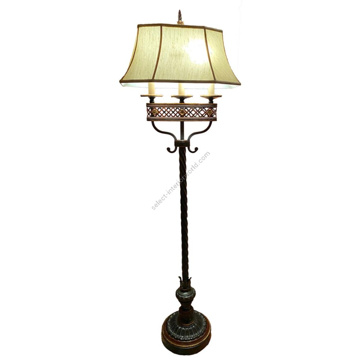 afslappet At placere Manøvre Buy Fine Art Lamps / Retro Floor Lamp 826720-02 / Sale in stock Online,  price