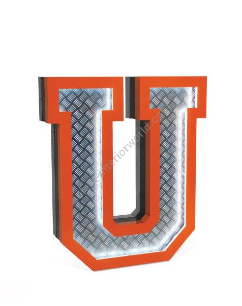 DelightFULL / Floor or Wall Lamps / Light Letter U | Graphic Letters "U"