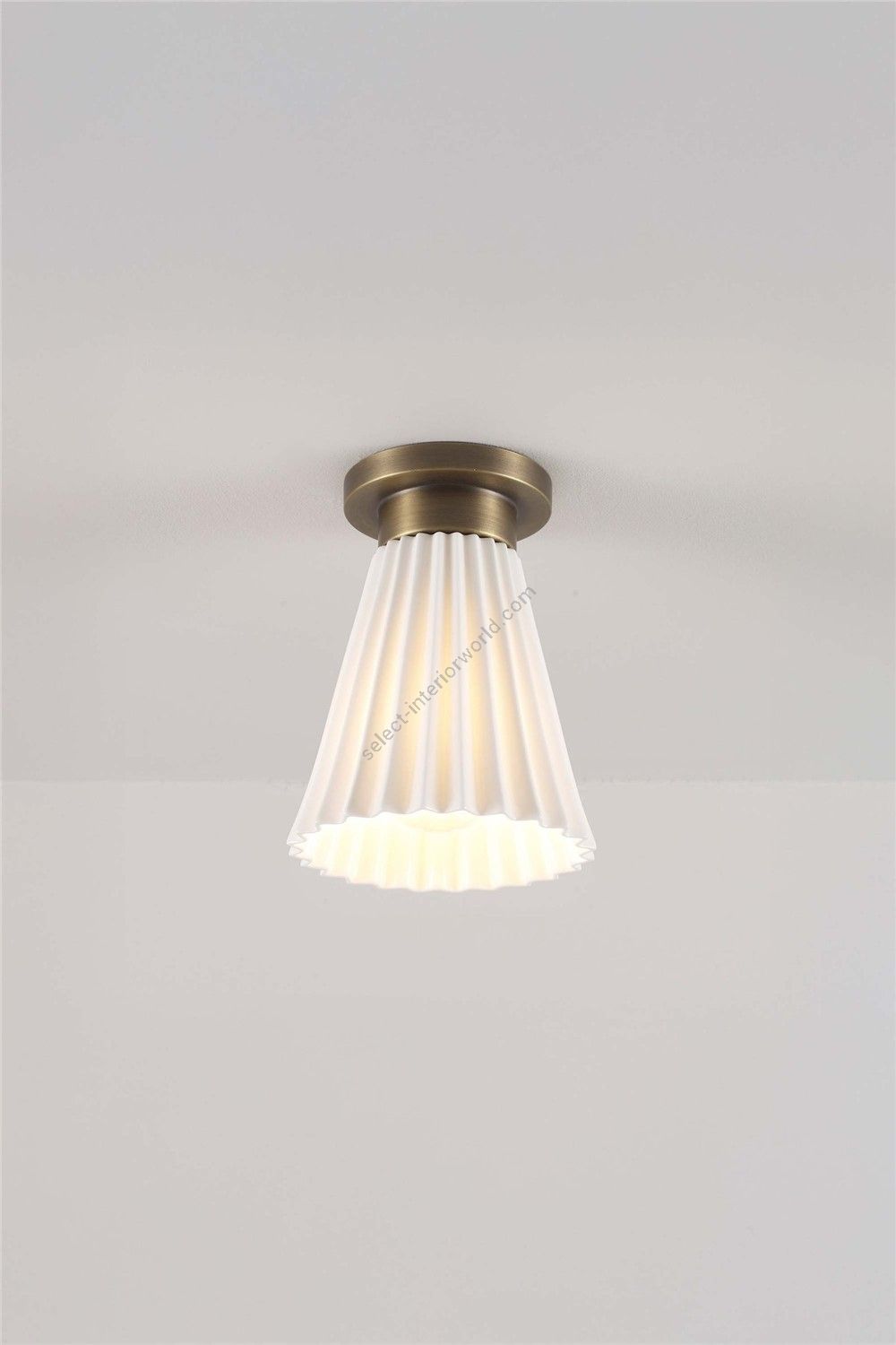 Original Btc / Semi-Flush Mounts / Hector Pleat Medium Ceiling Light