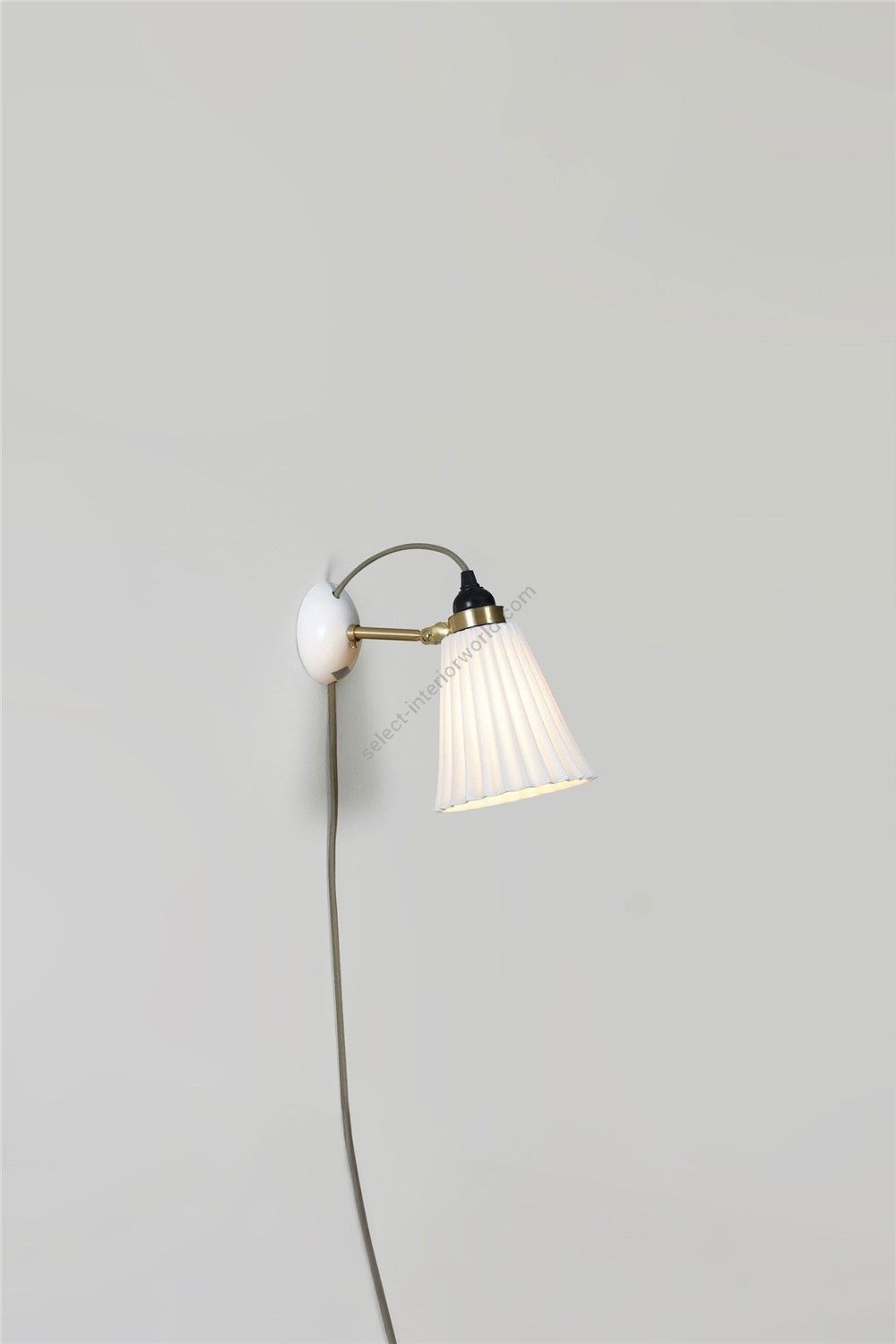 Original BTC / Wall Lights / Hector Pleat Medium PSC/Brass