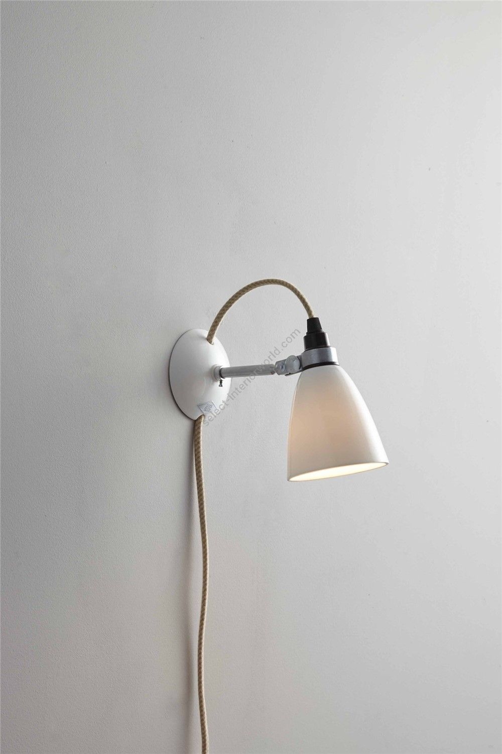 Original BTC / Wall Lights / Hector Small Dome Plug Switch & Cable