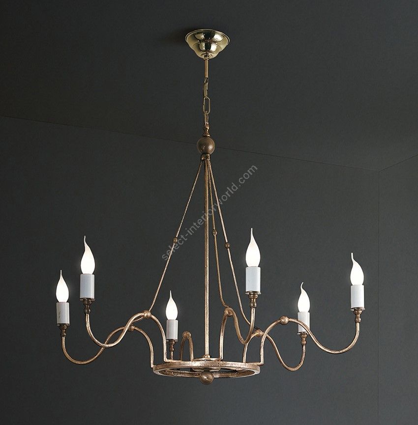 Officina Ciani / Chandeliers / Iron Simple HL1098CH-6 Tondino