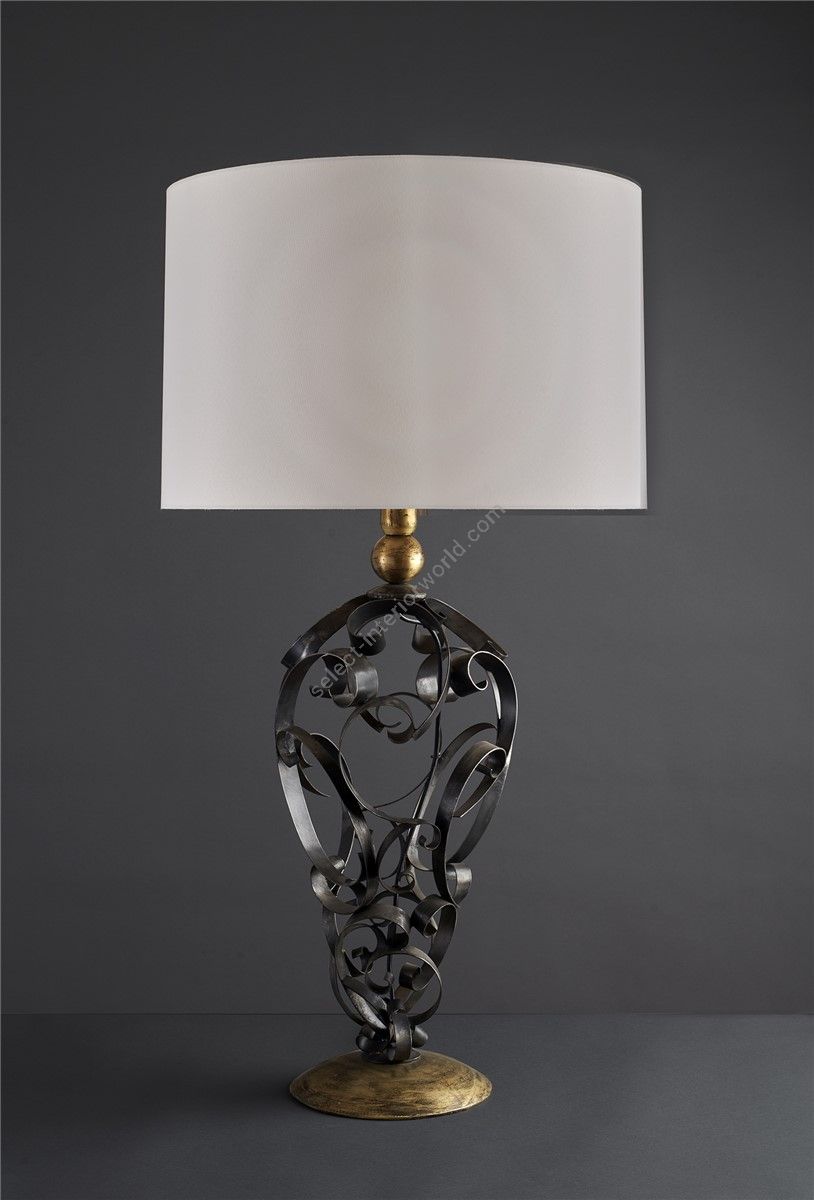 Officina Ciani / Table Lamps / Wrought Iron HL1113TA-1 Ricciolosa