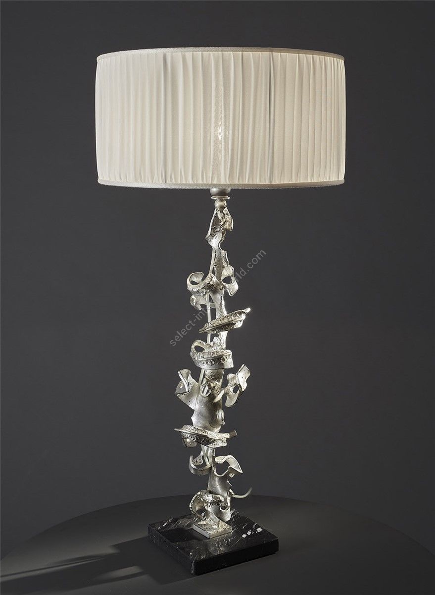 Officina Ciani / Table Lamps / Brass with Marble Base HL1130TA Melted