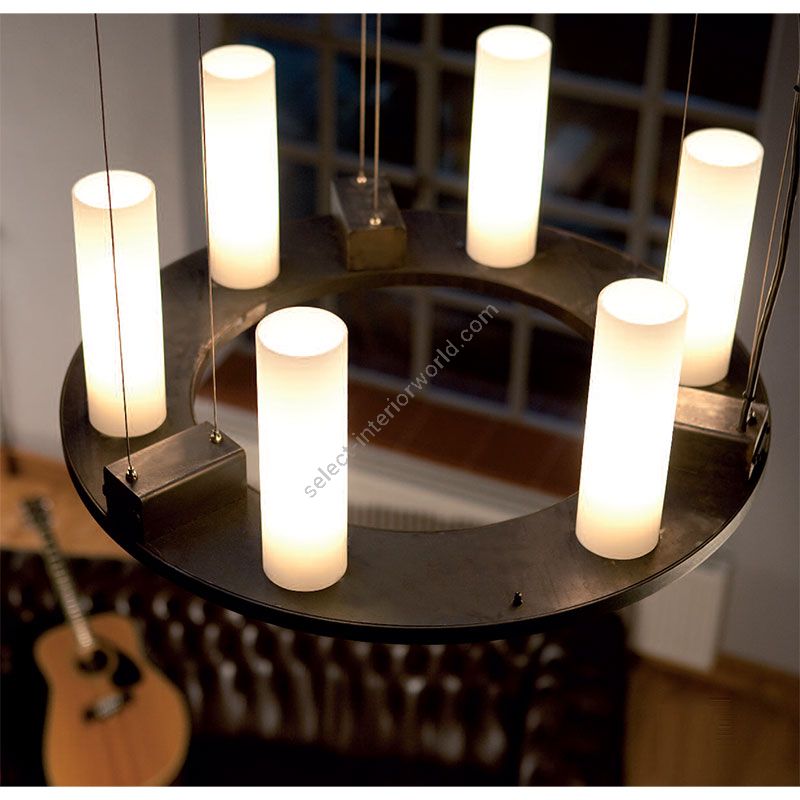 Robers / 6-lighter Suspension Lamp / HL 2557