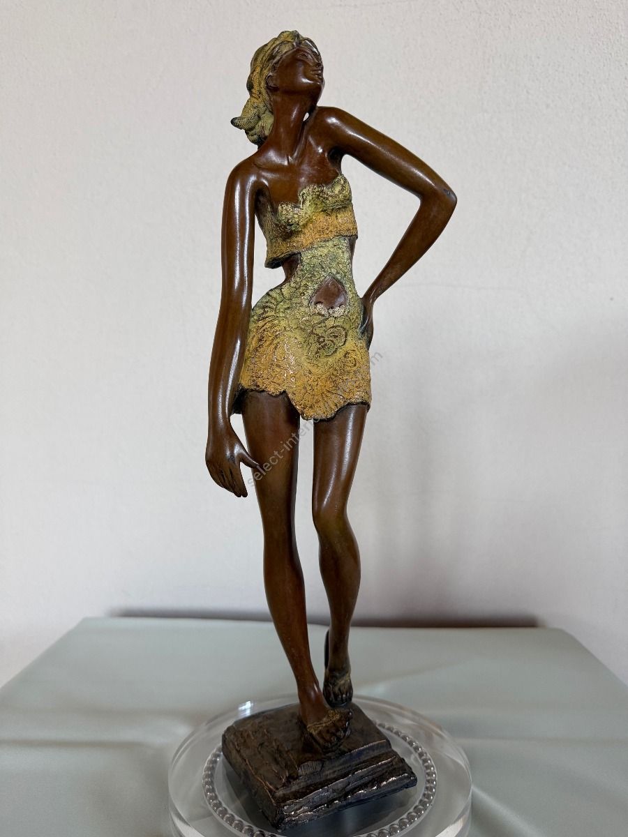 JOSEPHA / Bronze Sculpture / Retour de Plage