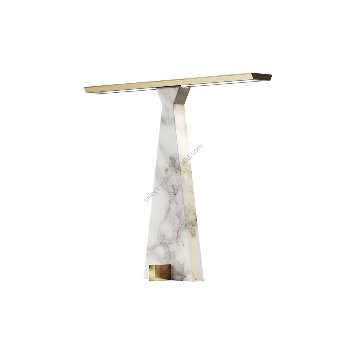 Italamp / LED Table Lamps / Gold Calacatta Marble 8144/L