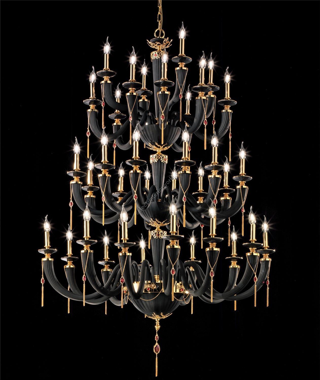 Euroluce Lampadari / Chandeliers / Julienne Black&Gold L36