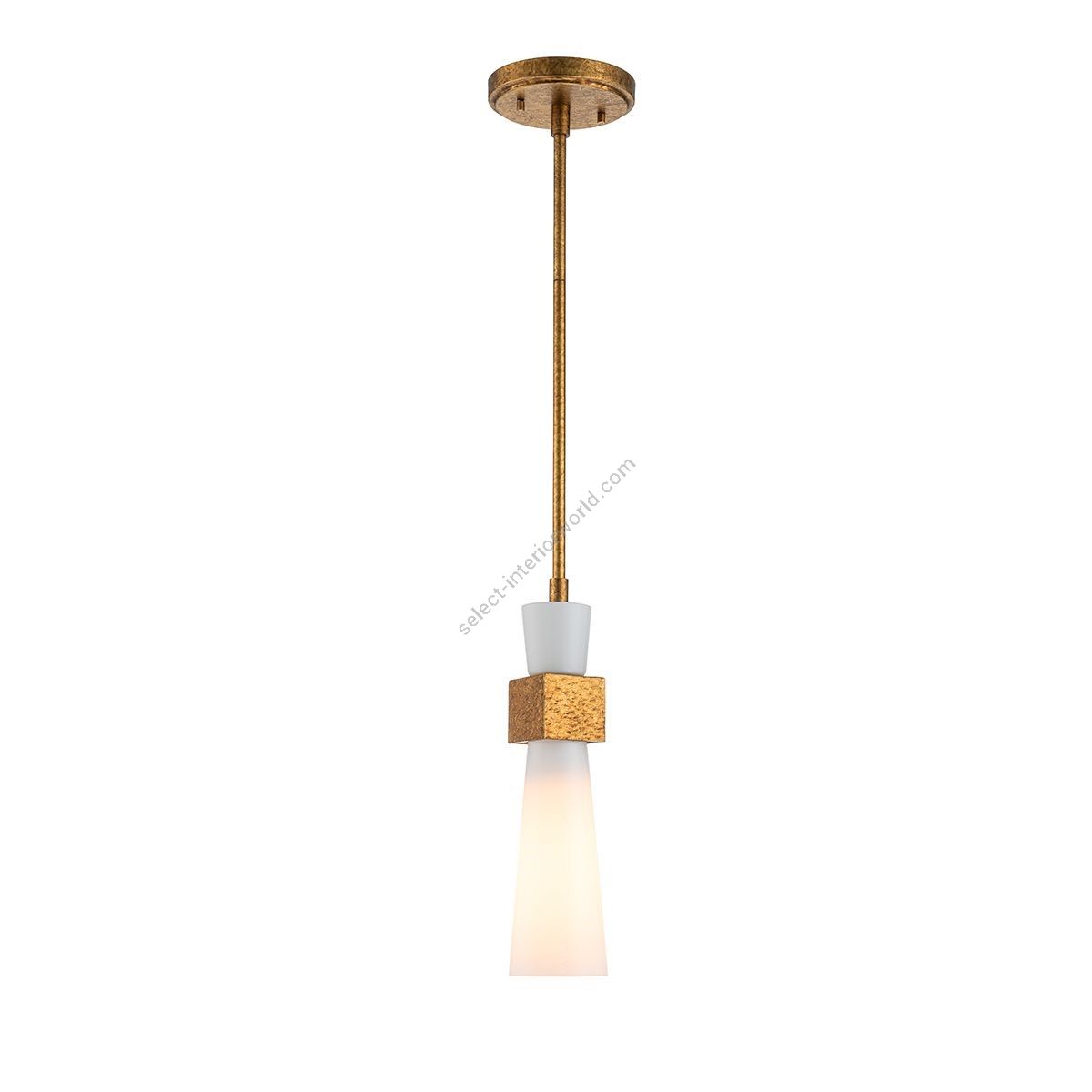 Elstead Lighting / Pendant Lights / Kristy 1 lt Mini Pendant - Distressed Gold