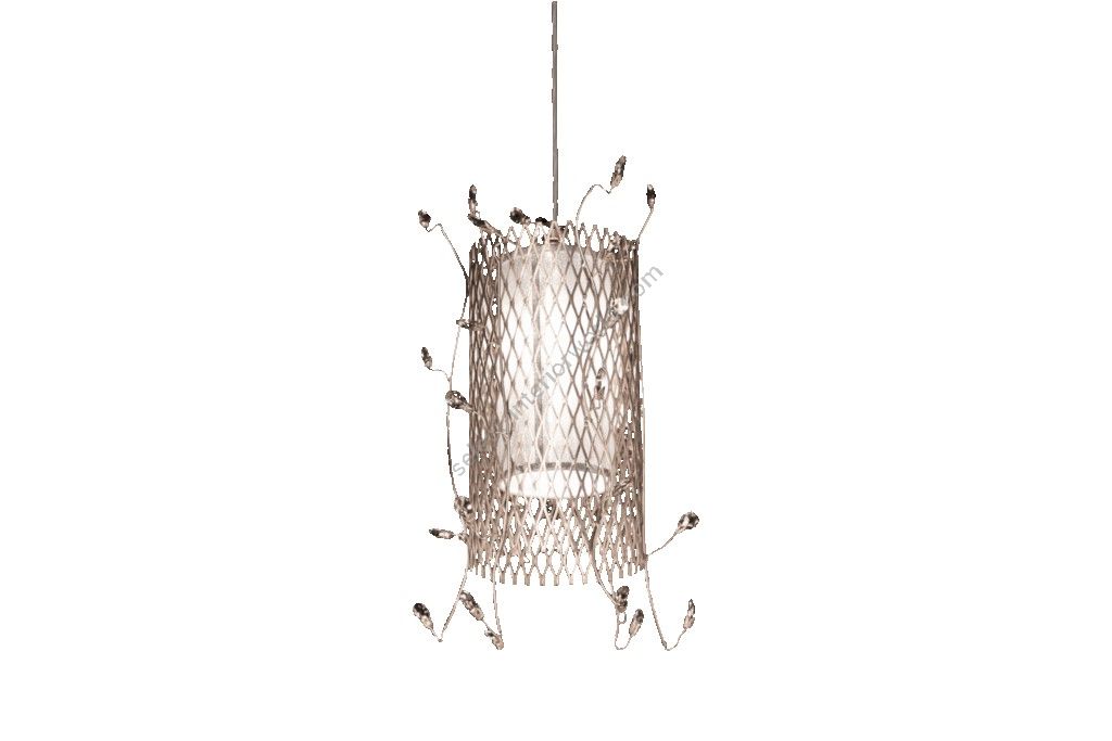 Mechini / Chandeliers / Clear Bohemian Crystal and Lamp Shades L-Grid/1