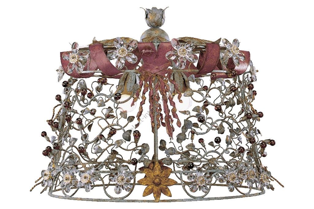 Mechini / Chandeliers / Clear Bohemian Crystal and Murano Glass L104/8