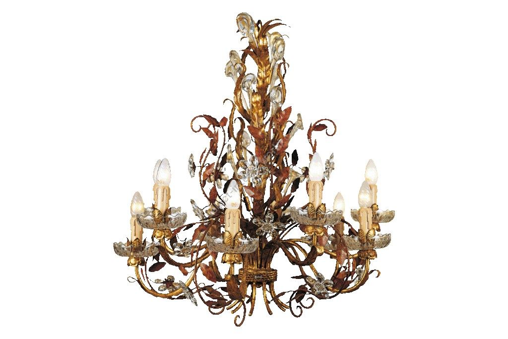 Mechini / Chandeliers / Clear Bohemian Crystal and Murano Glass L159/10