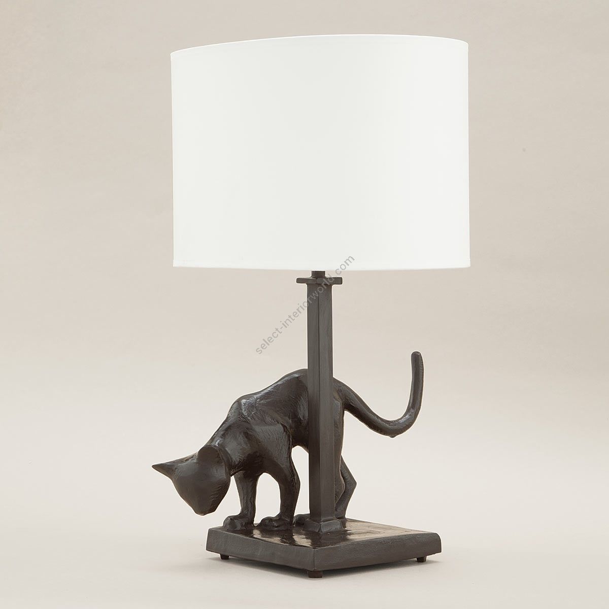 Objet Insolite / Bronze table lamp / Lampe Lili