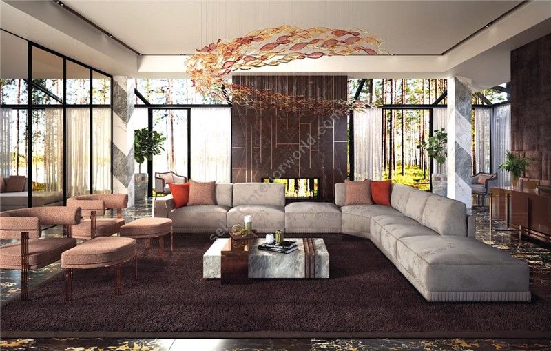 Keoma / Sectional Sofas / Jennet: Sectional Sofa, Armchair, Ottoman