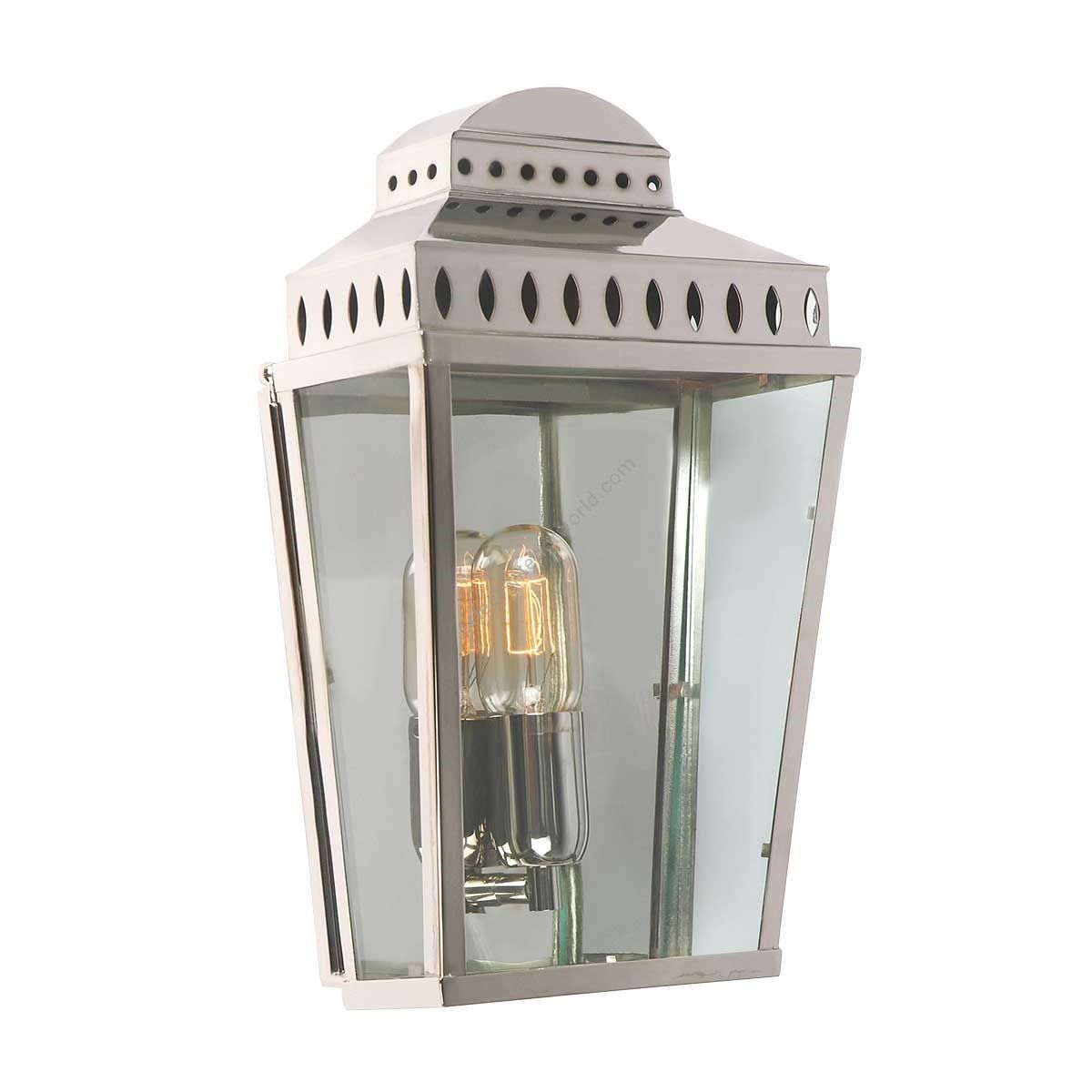 Elstead Lighting / Outdoor Wall Lights / Mansion House Lantern Polished Nickel