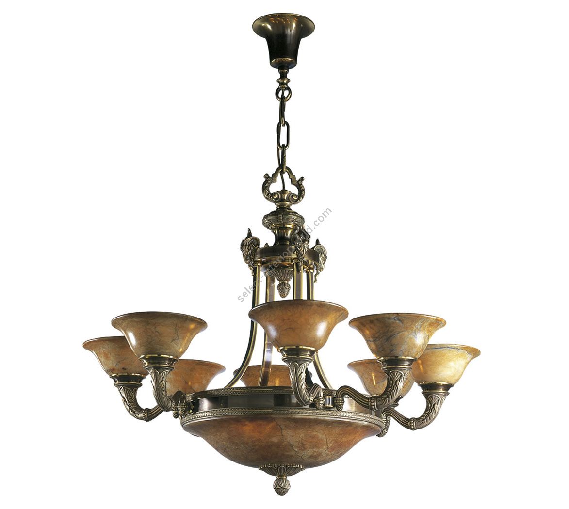 Mariner / Chandeliers / Casted Bronze & Alabaster 18529.0