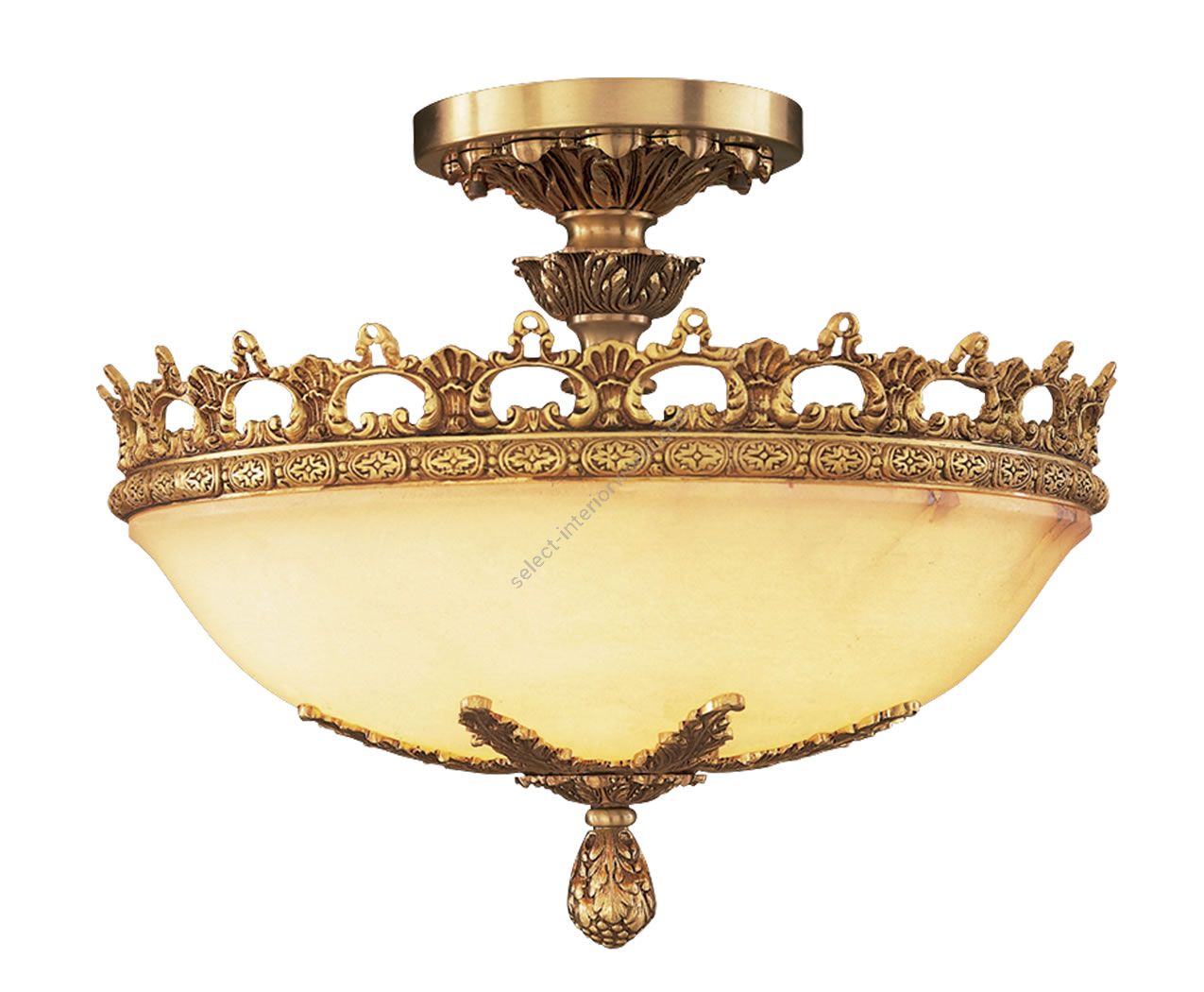 Mariner / Pendants & Suspension Lights / Casted Bronze & Alabaster 18897.0