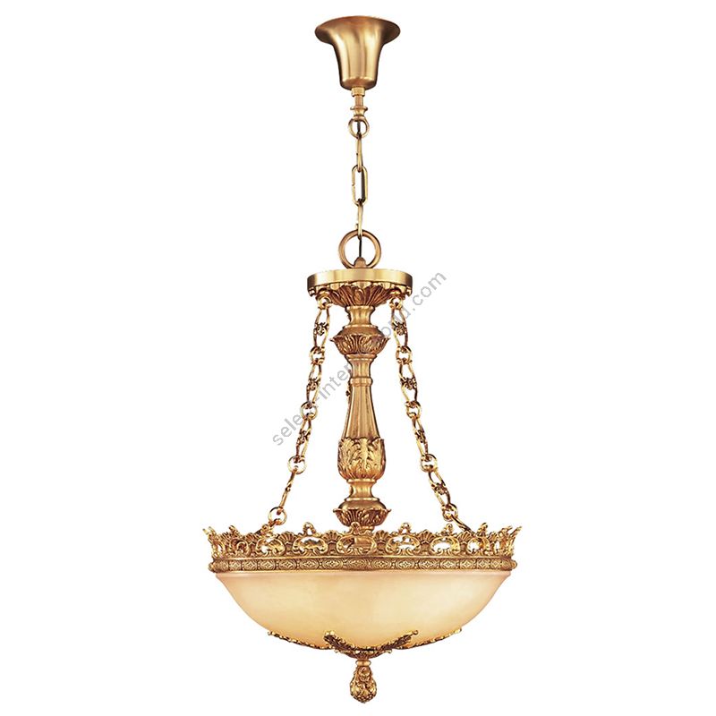 Mariner / Pendants & Suspension Lights / Casted Bronze & Alabaster 18939.0