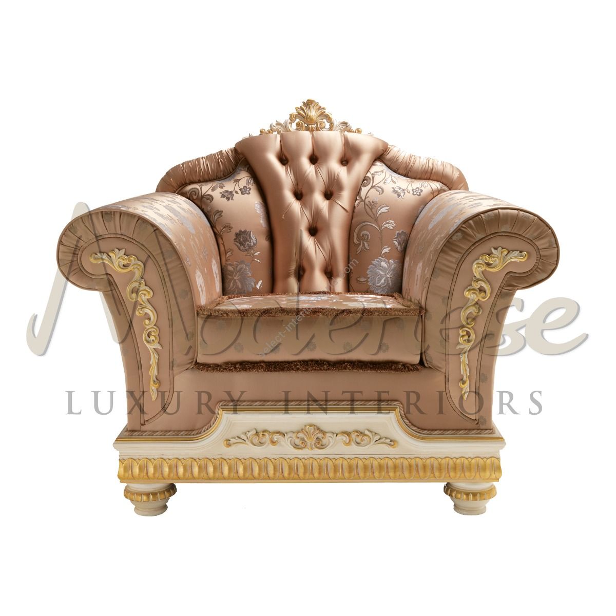 Modenese Luxury Interiors / Armchair / Classic Capitonne 14453