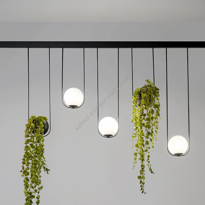 Orizzonte Modular Lighting System for suspended decoration and light by Zava