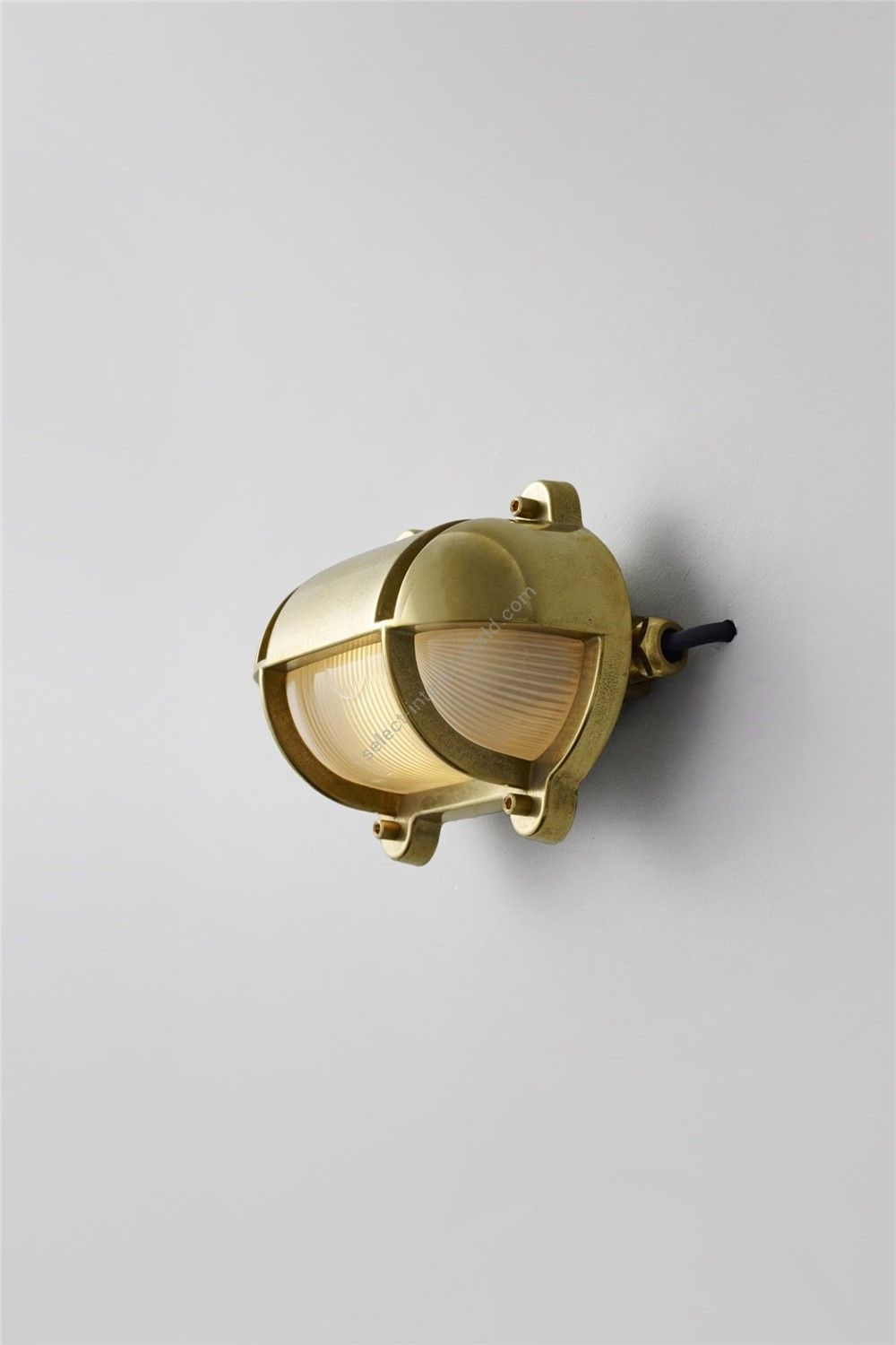 Original Btc / Wall Sconces / Oval Brass Bulkhead 7436