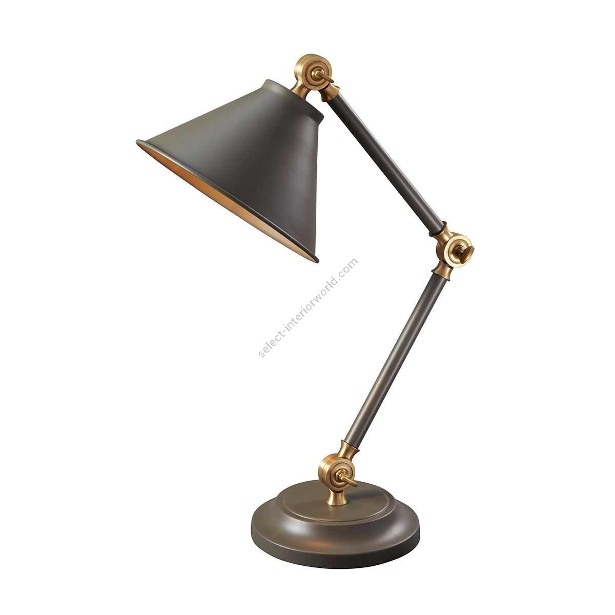 Elstead Lighting / Desk Lamps / Provence Element Mini Dark Grey & Aged Brass