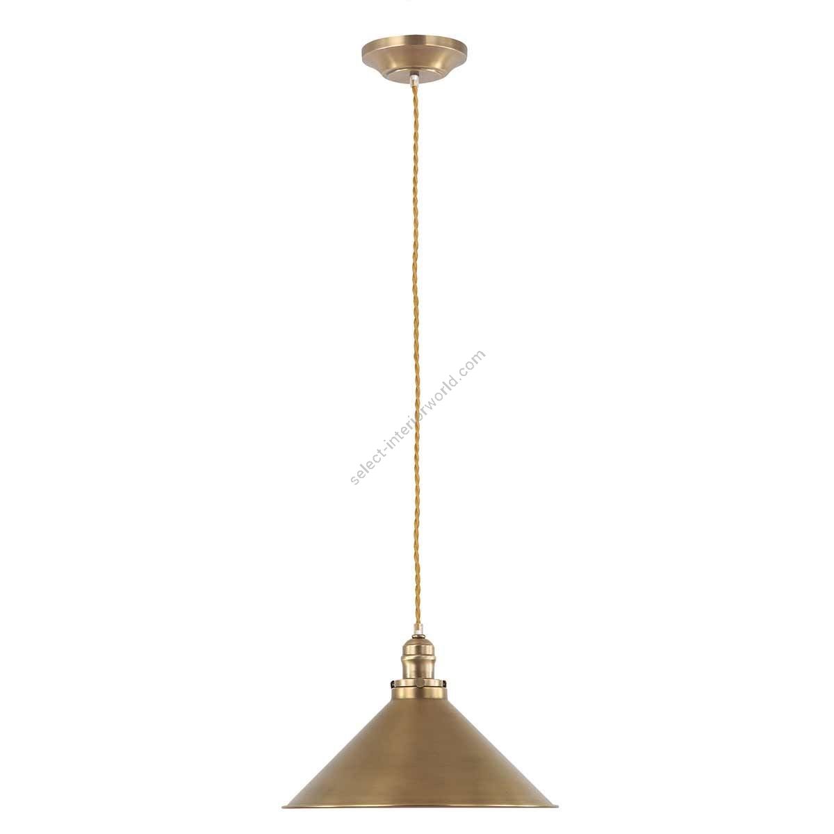 Elstead Lighting / Pendant Lights / Provence 1 Light Pendant - Aged Brass