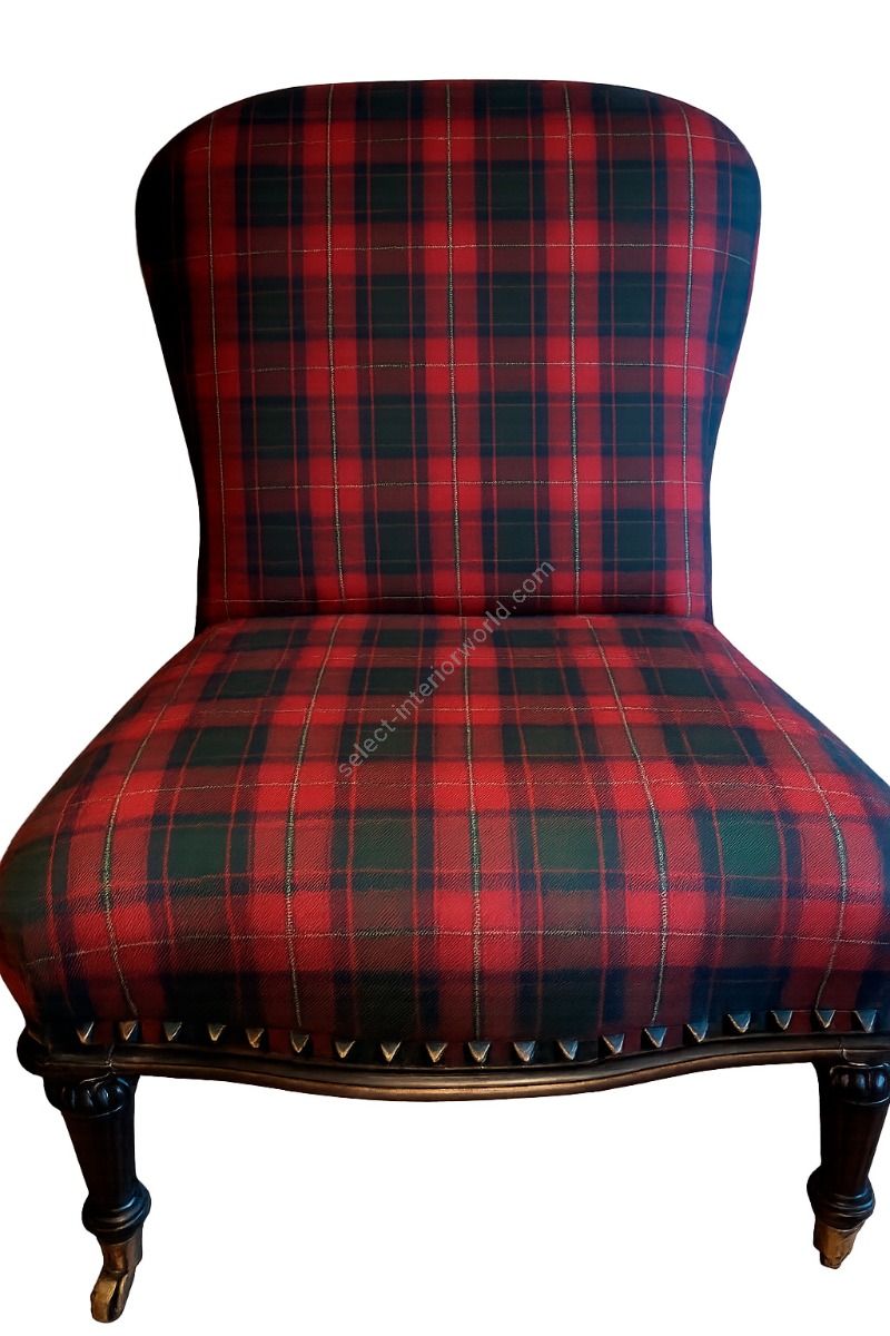 Ralph Lauren / Armchairs / Pair of Round Slipper Chairs | In stock