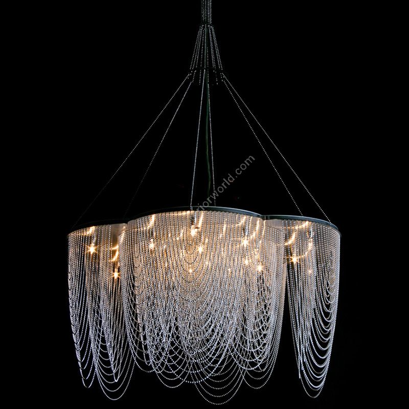 Willowlamp / Chandeliers / Rose Looped Ø700 Suspended