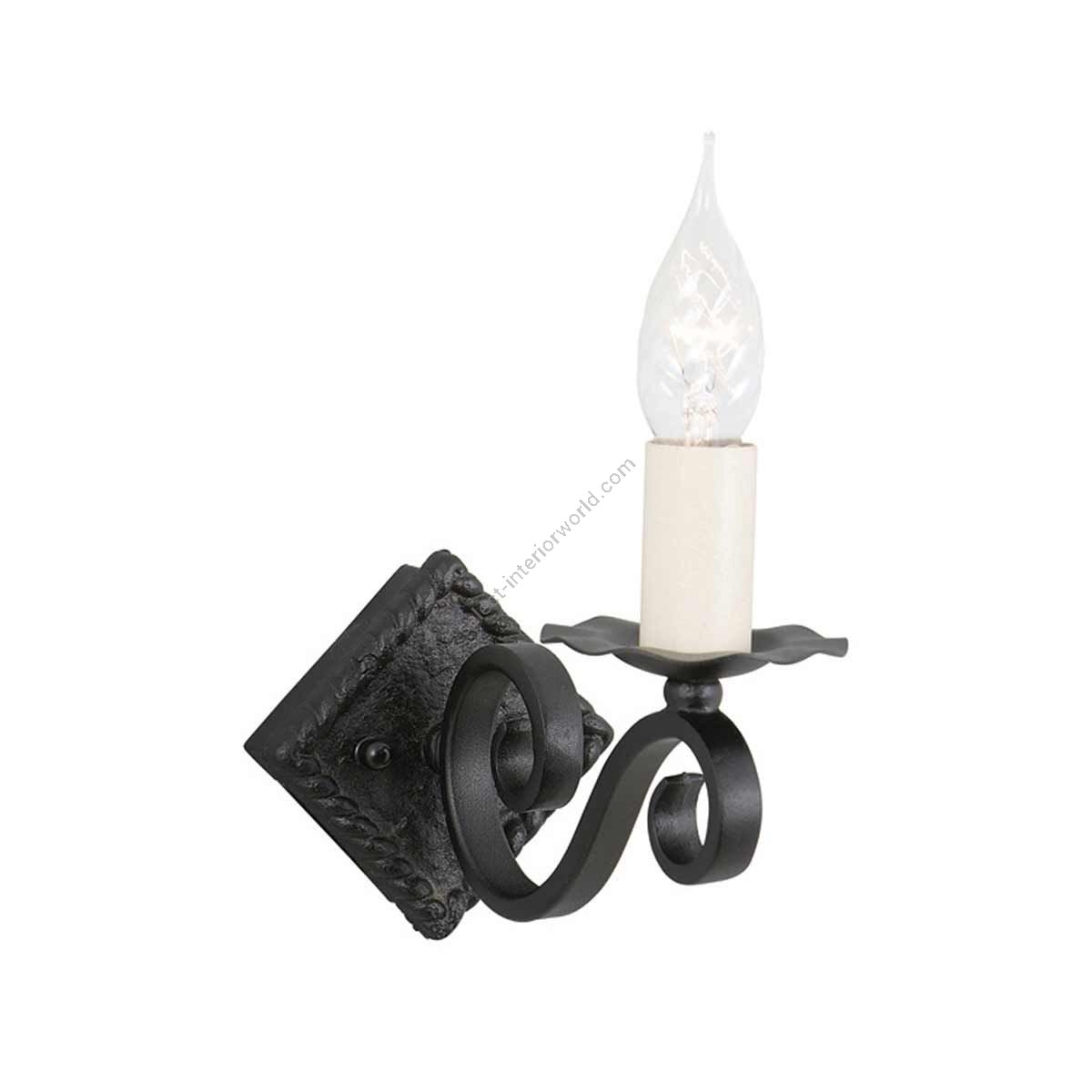 Elstead Lighting / Wall Lights / Rectory Black Cast Iron