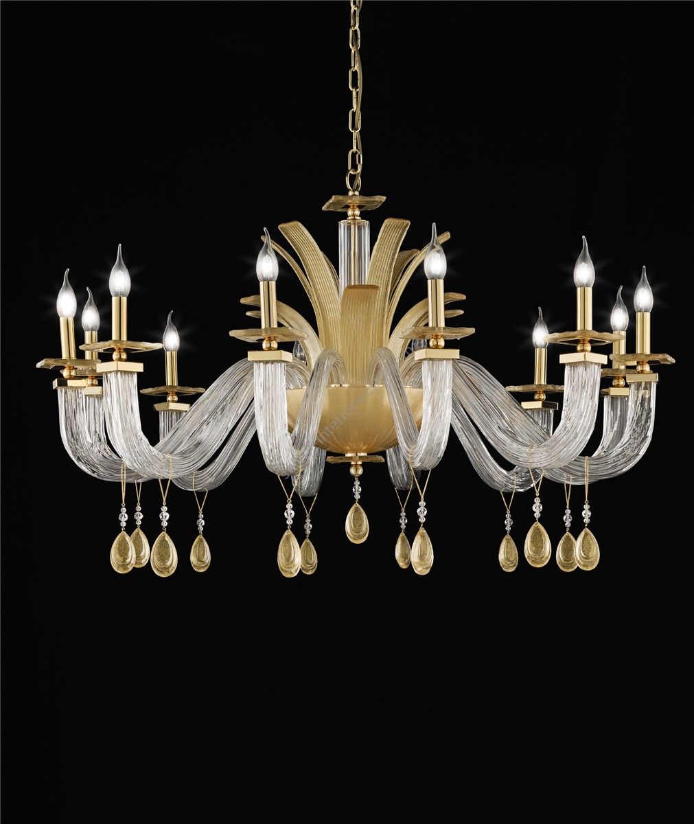 Euroluce Lampadari / Chandeliers / Soar L12 Gold