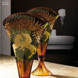 Italian Luxury Lighting / Vases / Crystal Set of 2 030337AV