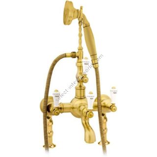 Bronces Mestre / Bath-Shower Fittings / Bath shower set for deck with porcelain 035011.M00.30