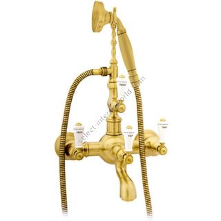 Bronces Mestre / Bath-Shower Fittings / Bath shower set with porcelain 035016.M00.30