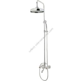 Bronces Mestre / Shower Sets / Bath shower set with column and tiger eye stone 035018.CTG.50