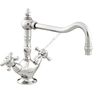 Bronces Mestre / Kitchen Fittings / One hole sink mixer with porcelain 035030.000.50