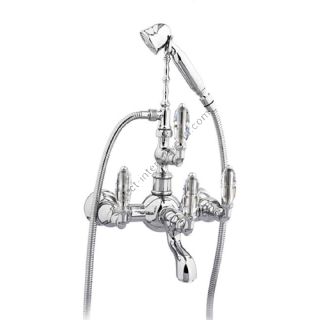 Bronces Mestre / Bath-Shower Fittings / Bath shower set with Swarovski crystal 035616.B00.50