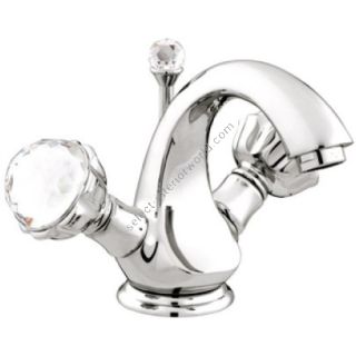 Bronces Mestre / Washbasin Fittings / One hole basin mixer with Swarovski crystal 036205.000.50