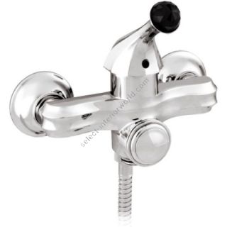 Bronces Mestre / Bath-Shower Fittings / Bath monolever with Swarovski black crystal 038113.N00.50