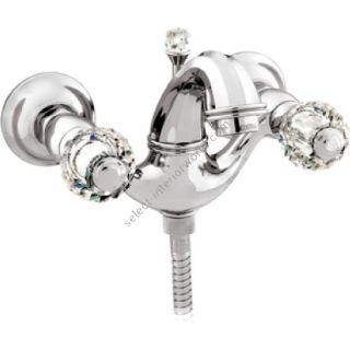 Bronces Mestre / Bath-Shower Fittings / Bath shower set with Swarovski crystal 038118.000.50