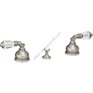 Bronces Mestre / Bidet Fittings / Three holes bidet set with Swarovski crystal 041622.A00.62