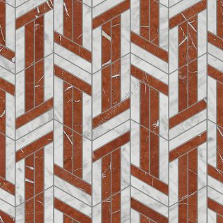 Bisazza / Marmo - Marmo Matt / Padlock Red SW10315