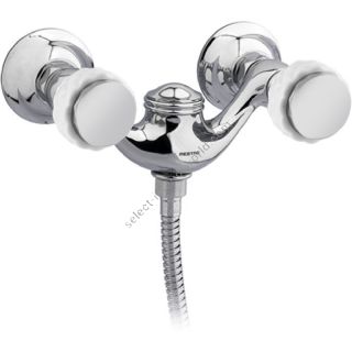 Bronces Mestre / Bath-Shower Fittings / Shower mixer with white porcelain 065519.000.50